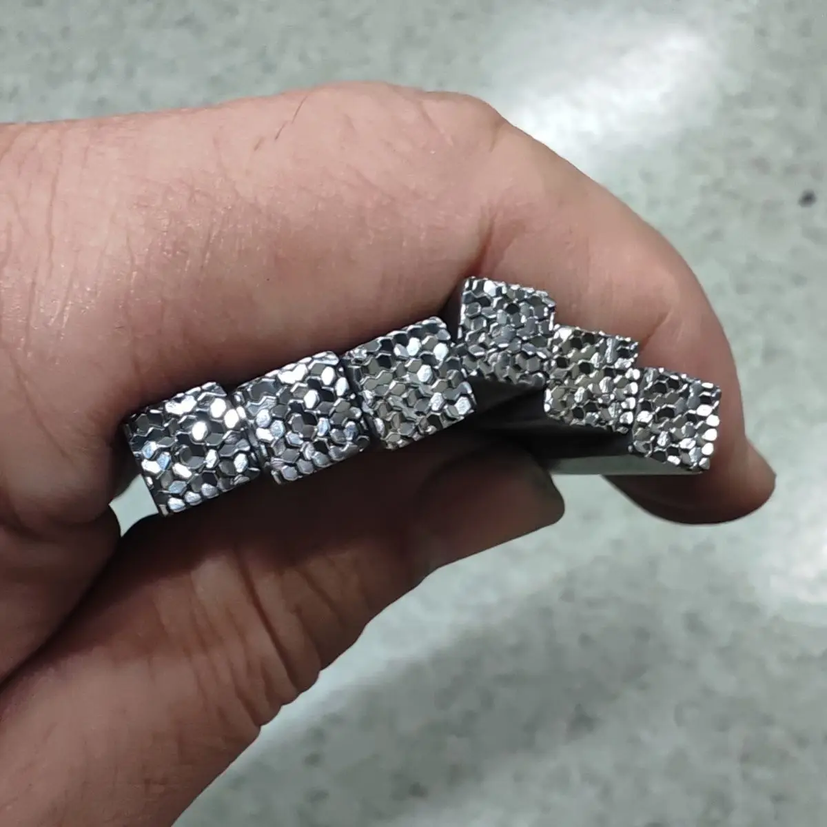 

Ювелирная печать, фрагментированный ледяной узор, браслет, долото, форма, золото и серебро, инструмент для гравировки ювелирных изделий