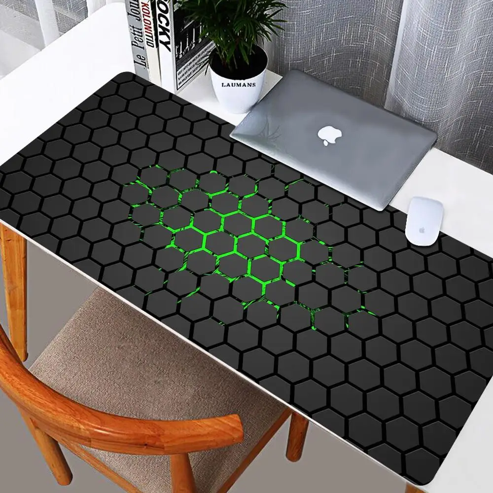 

Geometric Mouse Pad Mouse Pad Desk Mouse Pad Cute HD Desk Pad Extended Gaming Keyboard Mats Large XXL Gamer Mousepad 90x40