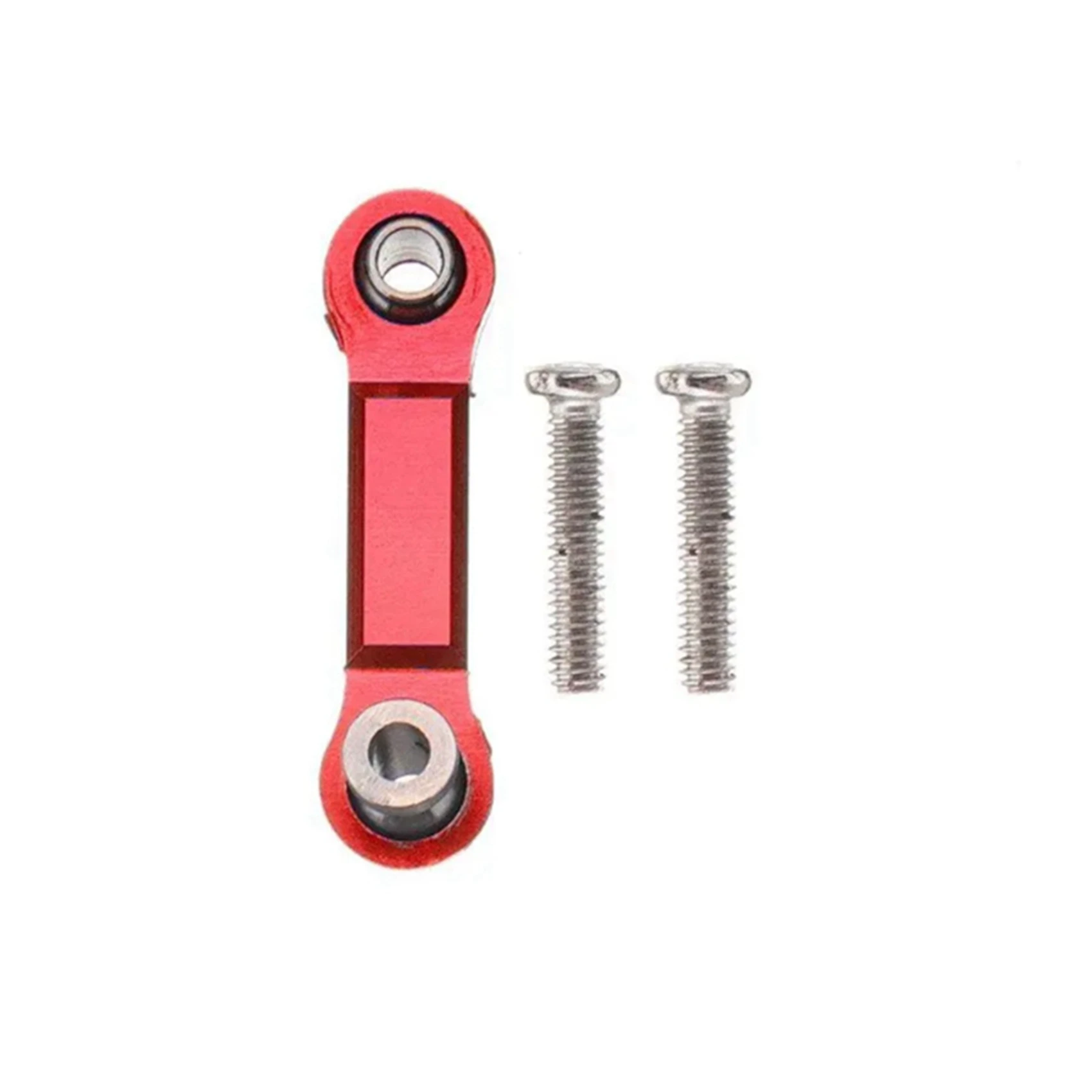 A04F-2Set 25T Servo bras klaxon Servo tige de traction pour Wltoys A959 A959-B A949 A969 A979 RC voiture mise à niveau pièces accessoires, rouge et gris