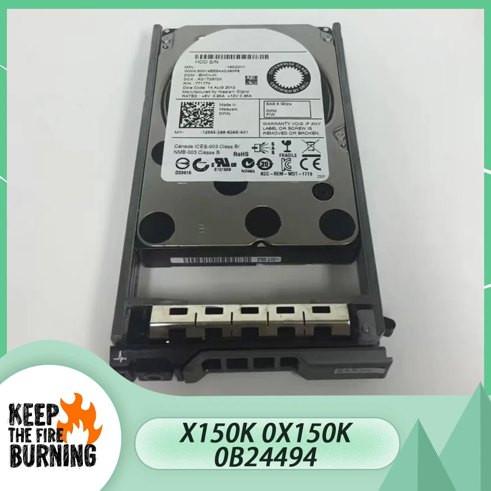 

For DELL X150K 0X150K 300G HDD 15K SAS 3.5'' 0B24494 HUS156030VLS600 Hard Disk