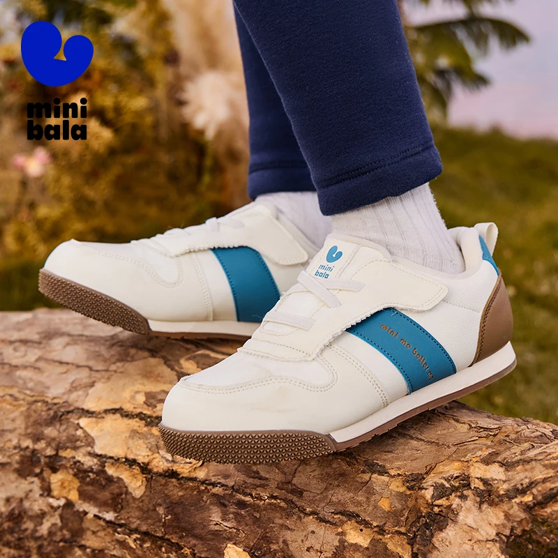 حذاء مشي ميني بالا للأطفال شتوي جديد مقاوم للانزلاق وخفيف الوزن مبطن بالقطيفة للمبتدئين #2