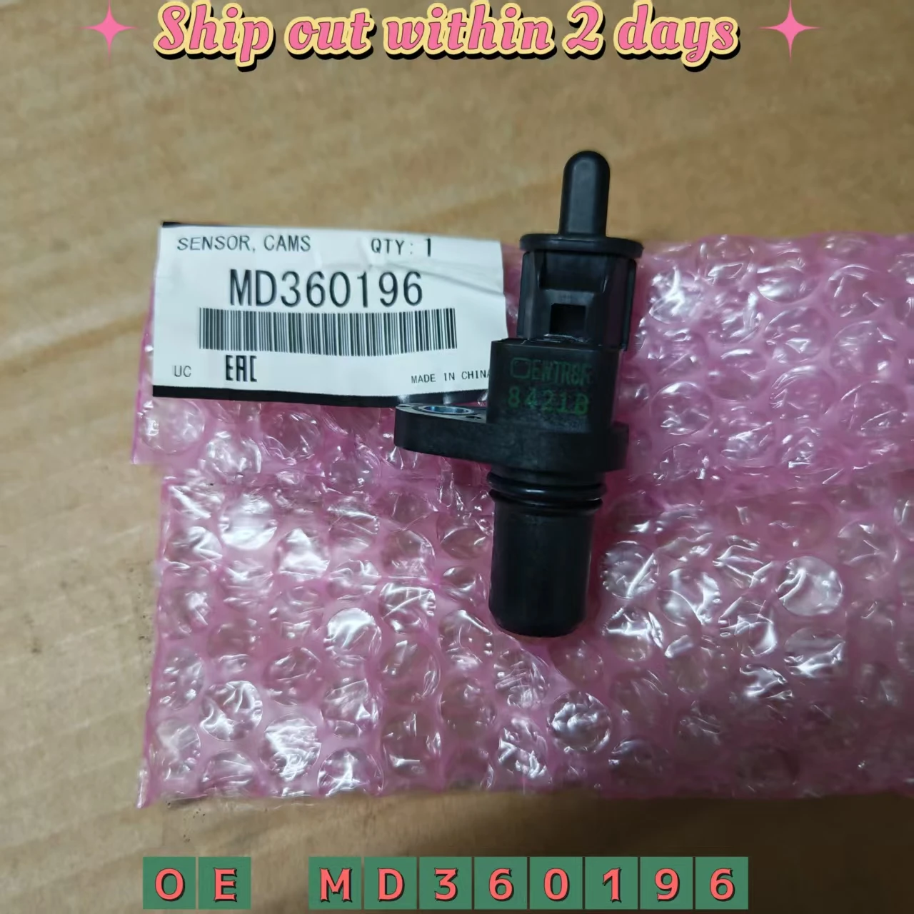 New Genuine Camshaft Position Sensor For Mitsubishi Pajero Montero lO Pinin Lancer L200 Galant Mirage MD355407 MD360196