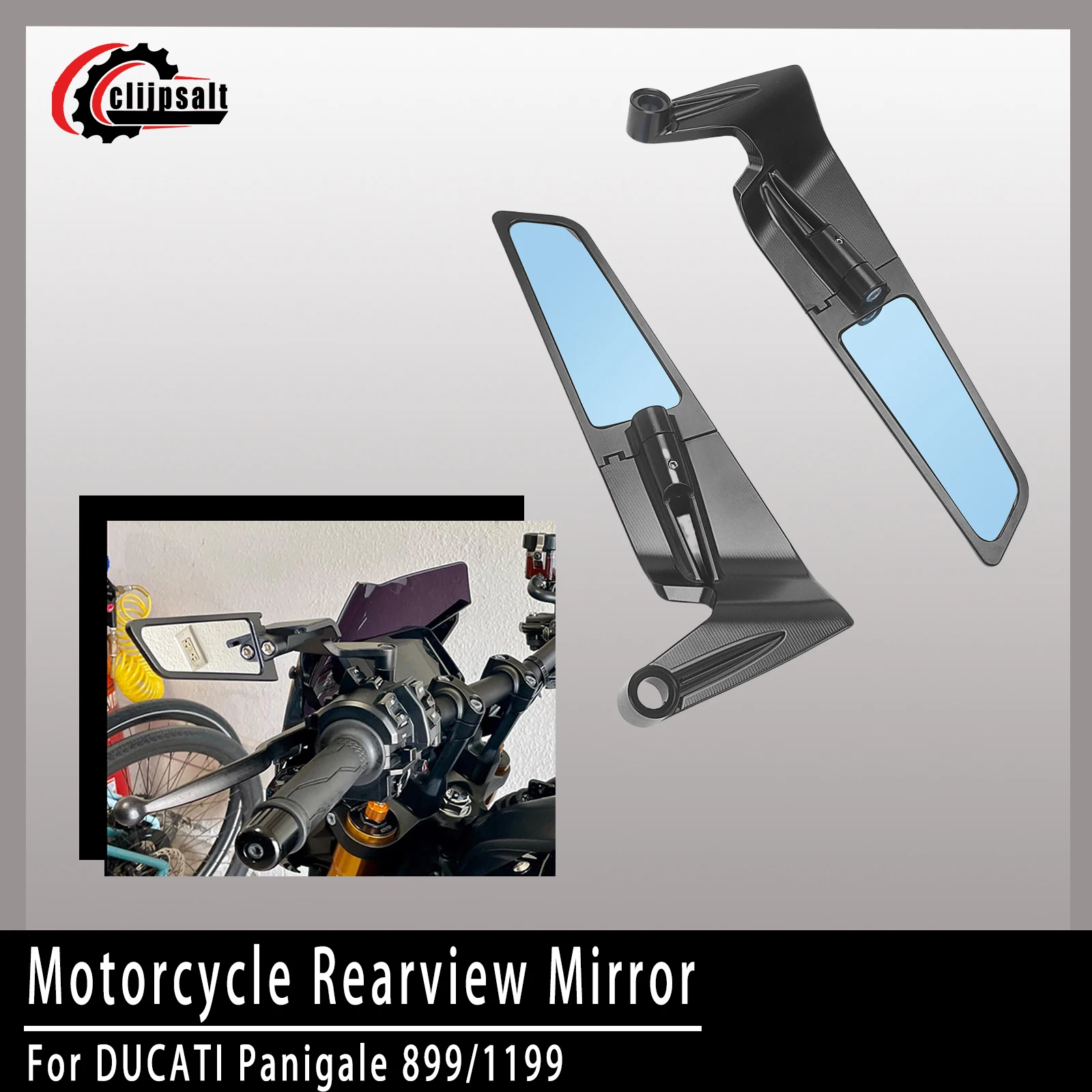 

New Motorcycle Aluminum Rearview Mirror Rear View Mirrors Side Mirror For DUCATI Panigale 899 ABS Panigale 1199