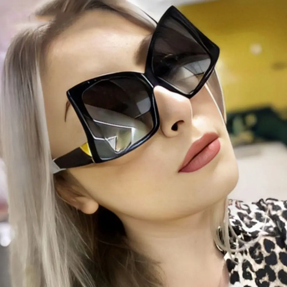 

Oversized Goggles Eyeglasses Punk Butterfly Sunglasses Y2K Punk Sun Glasses Irregular Sunglasses