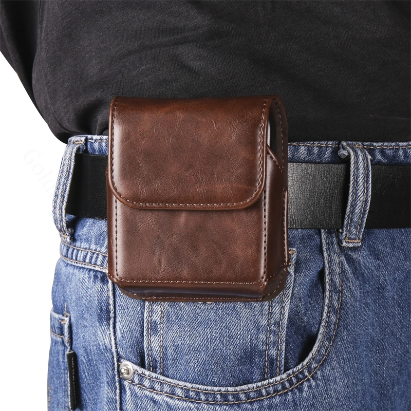 

Phone PU Leather Pouch For Motorola Razr 60 50 40 Ultra Holster Waist Belt Bag Magnetic Case For Moto Razr 60 Pro 50d Plus 2025