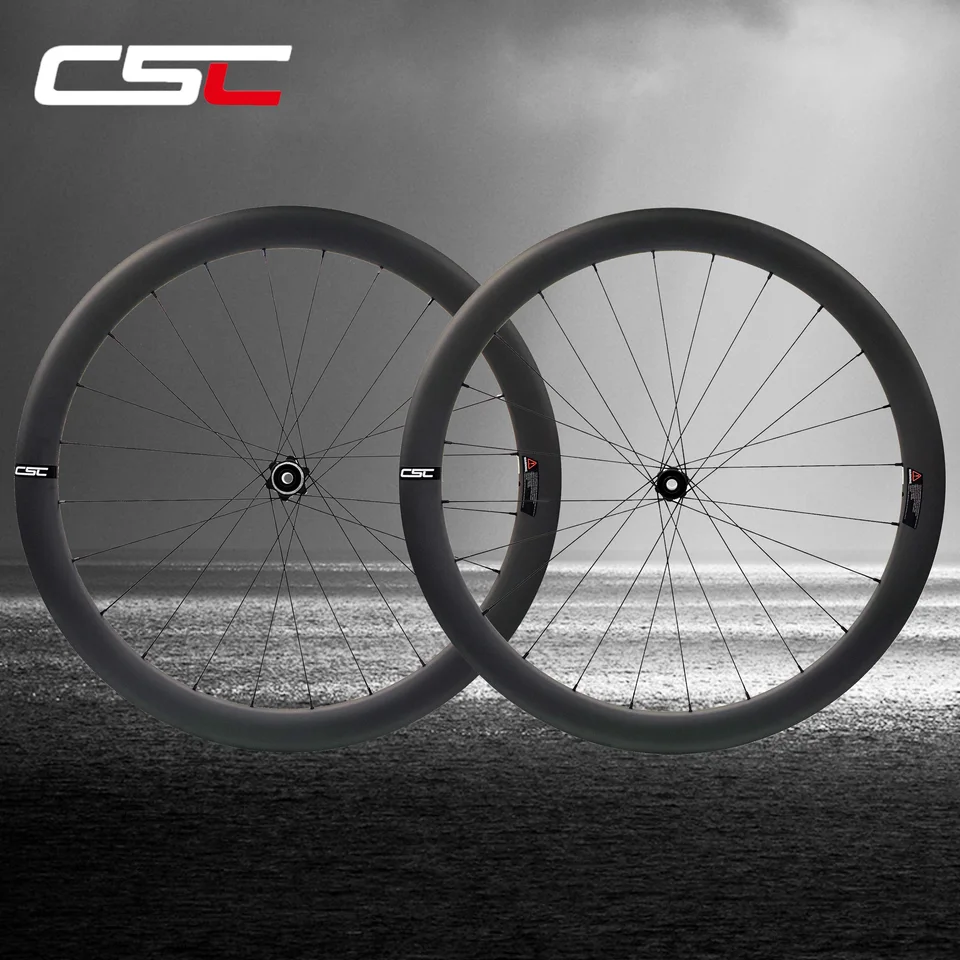 CSC ウルトラライト 自転車 カーボンホイール 60T ラチェットハブ
