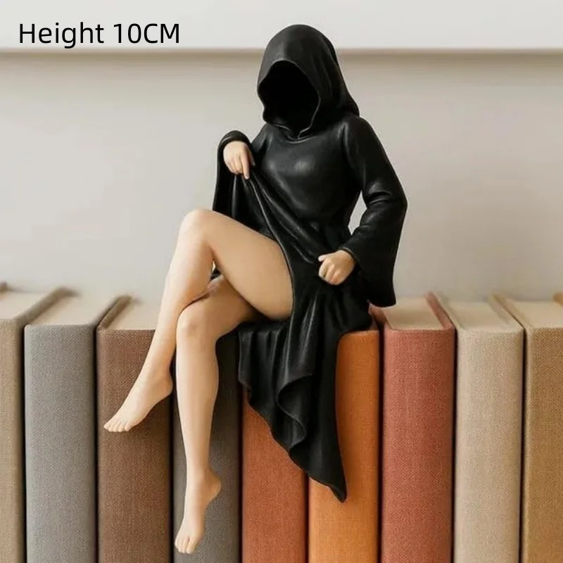 Gothic Black Robe Queen Statue 3D Printed Figurine