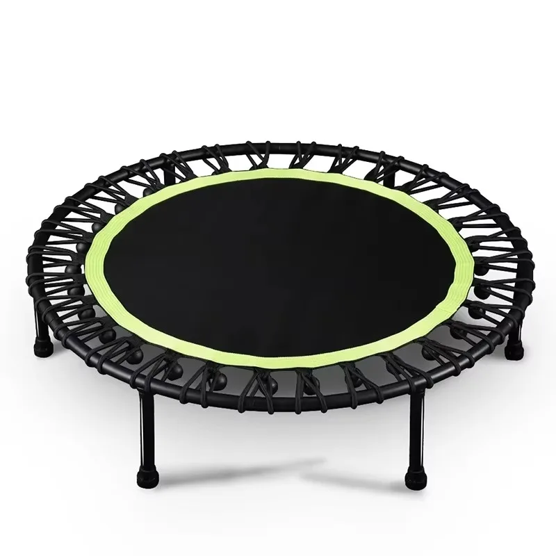 Trampolín de salto plegable para Fitness, 40 pulgadas, entrenamiento de ejercicio Cardio interior, trampolín de salto elástico para Fitness
