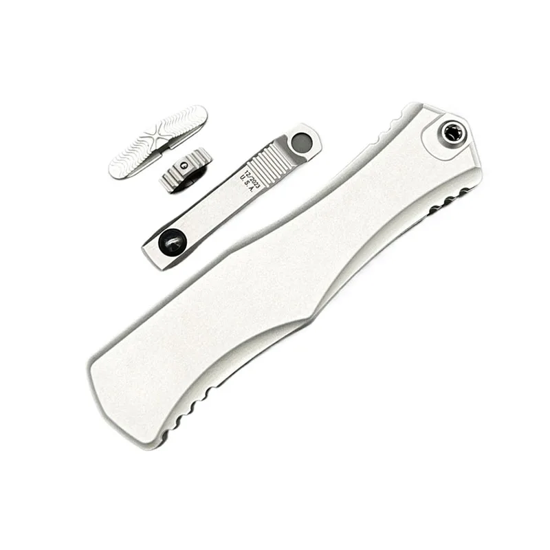 هيرا II سكينة سفر باستخدام الحاسب الآلي الطيران مقبض ألمونيوم D2 شفرة التخييم في الهواء الطلق الصيد التكتيكية الدفاع عن النفس أداة EDC سكين جيب #4