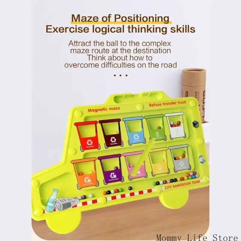Crianças MAZE MAZE MAZE Puzzle Puzzle Toy Classing Game Fine Motor Toy