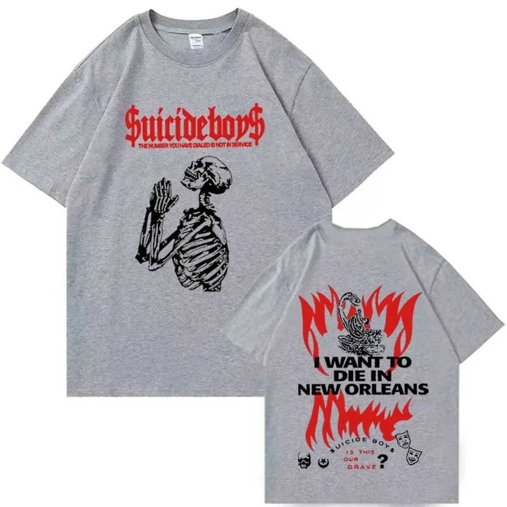 2024 Suicideboys Shirt G59 Suicideboys Shirt Suicideboys Merch Amerikaanse Hiphop O-hals Casual Unisex Shirts Met Korte Mouwen Tops