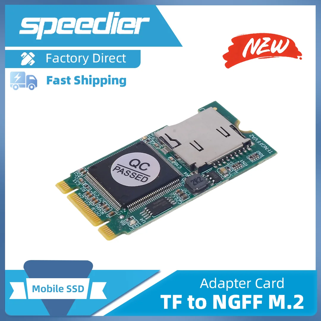 

Адаптерная карта TF (micro-SD) на NGFF (M.2) / MSATA, встраиваемая промышленная мобильная адаптерная карта для SSD