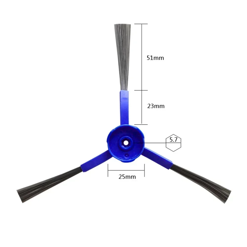 

Side Brushes (6 Pieces) For SW (MD 20040) Robot Vacuum Cleaner Models Replacement Robot Sweeper Spare Part