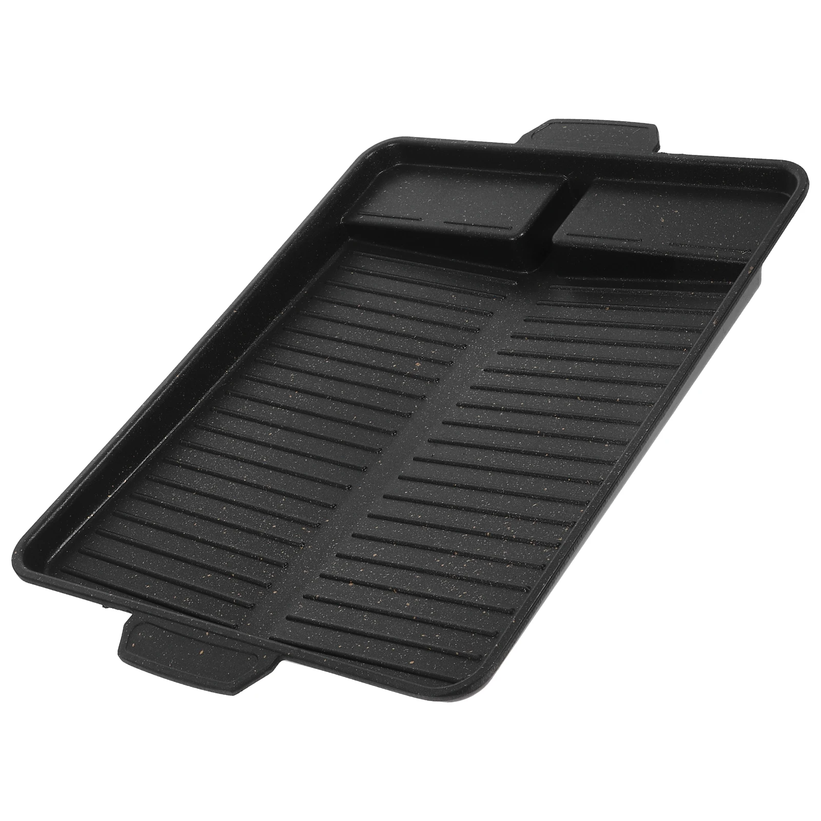 

Nonstick Bakeware Big Grill Pan Baking Plate BBQ Roasting Square Stove Medical Stone Saucepan Portable Gas Outdoor Camping Home
