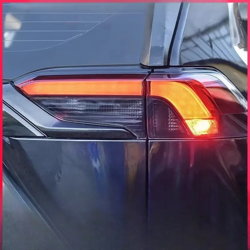 Modifizierte Autozubehörteile für Toyota 2020-2025 RAV4 Wildlander, Schwarzbeschichtete Rücklichtfolie, Kratzfester Schutz, Autozubehör – Detail 4