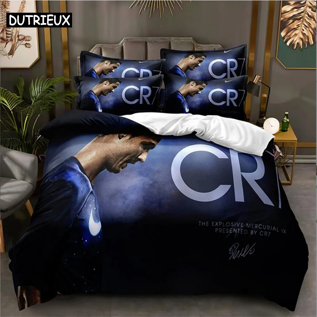 

Football Star Bedding Set Duvet Cover Set 3d Bedding Digital Printing Bed Linen Queen Size Bedding Set Fashion Design