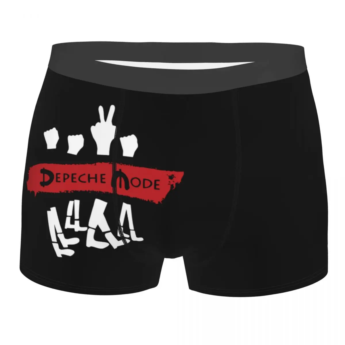 Custom Fashion Depeche Cool Mode Electronic Rock Boxers Shorts Panties Men's Underpants Breathable Briefs Underwear