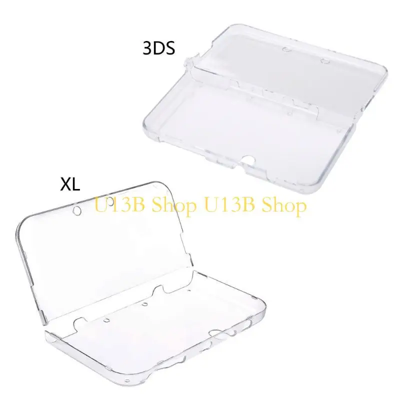 U13B Protective Case for New 3DS XL LL / New 3DS Clear Cover Housing Full Coverage Case Dustproof Cover