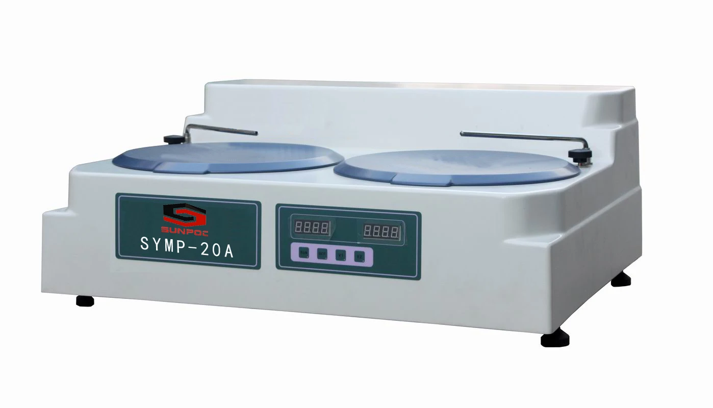 Automatic Precision Metallographic Grinding and Polishing Machine with Double Disc