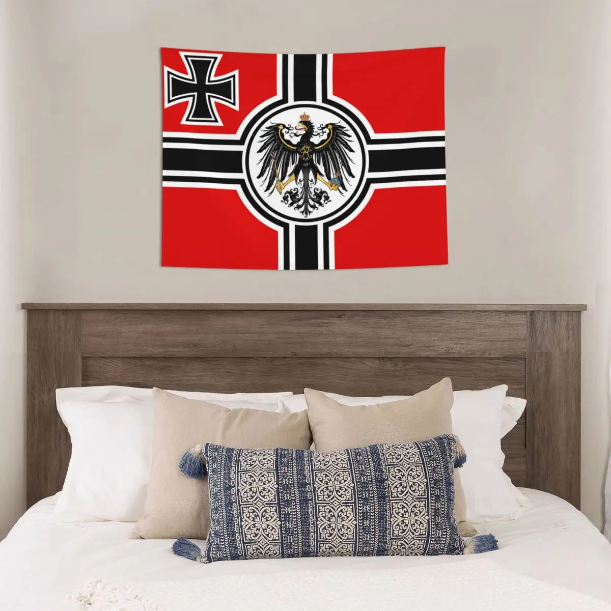 German DK Reich Empire Of Flag Tapestry Hippie Fabric Wall Hanging Germany Proud Home Decor Table Cover Psychedelic Tapestries