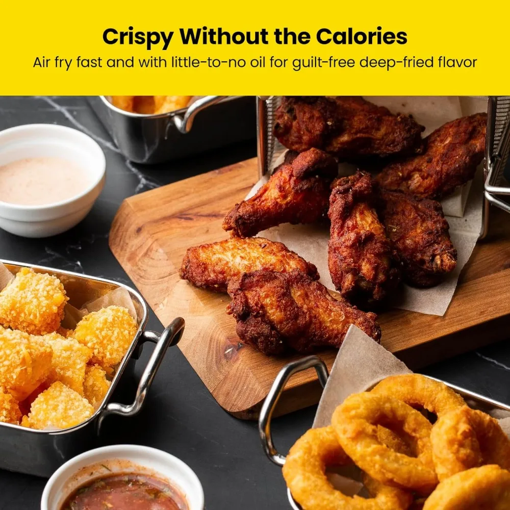 หม้อทอด Air fryer ดิจิตอลมัลติฟังก์ชั่น + โรติสเซอรี่, เครื่องอบแห้ง, เตาอบพาความร้อน, เครื่องตั้งล่วงหน้าหน้าจอสัมผัส17ชิ้นทอด, อบแห้ง