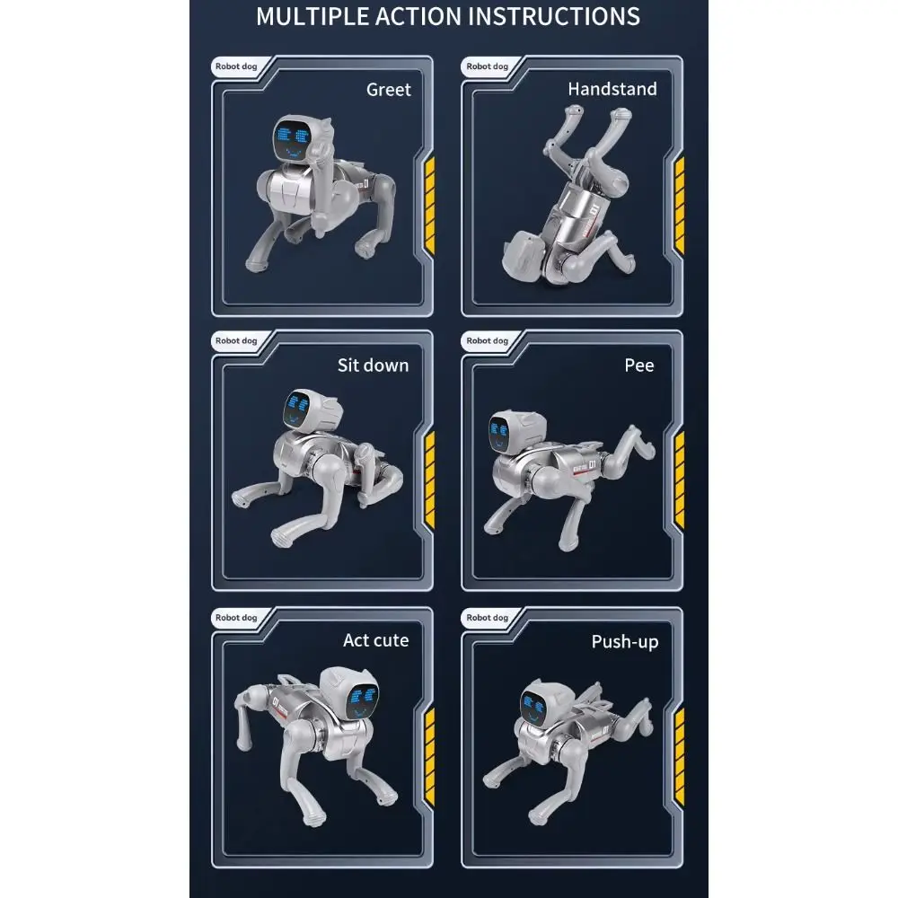 Voice Command Smart Robot Dog Programmable Singing And Dancing Remote Control Robot AI Smart Remote Control Voice Command Robot