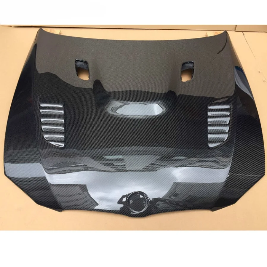 High Performance Real Dry Carbon Fiber Material Car Engine Hoods Bonnets For  E92 M3 V Style