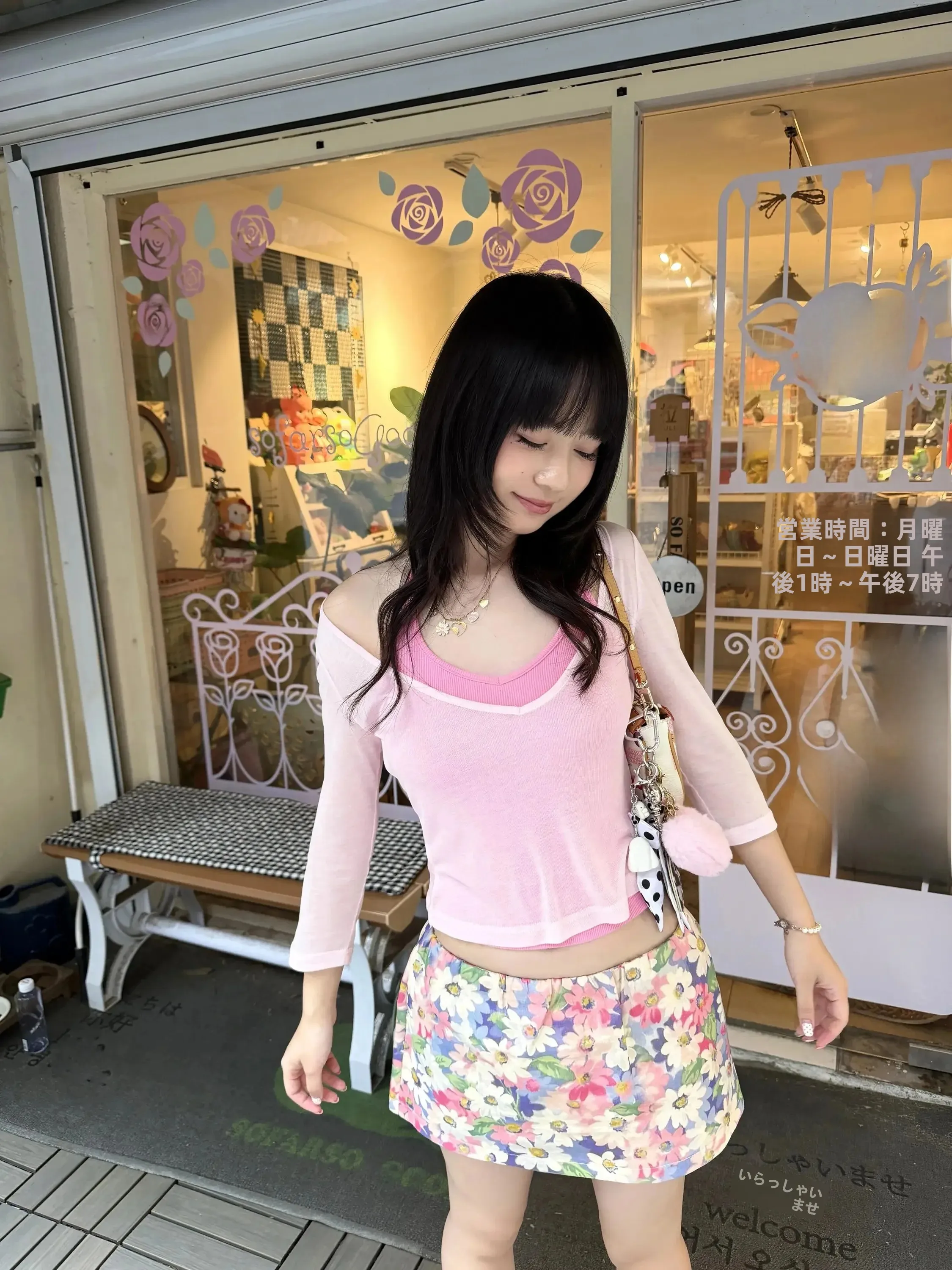 American Style Retro Linen Elastic Waist Low Waist Floral Casual Half Skirt Women Summer New Safety Pants A-Line  Skirt