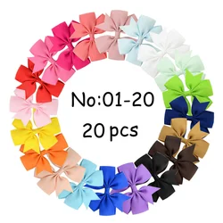 Multi-coloured Handmade Baby Swallowtail V Ribbon Ribbon Ribbon Hair Clips Hair Accessories Children's Headdress Hair Accessorie