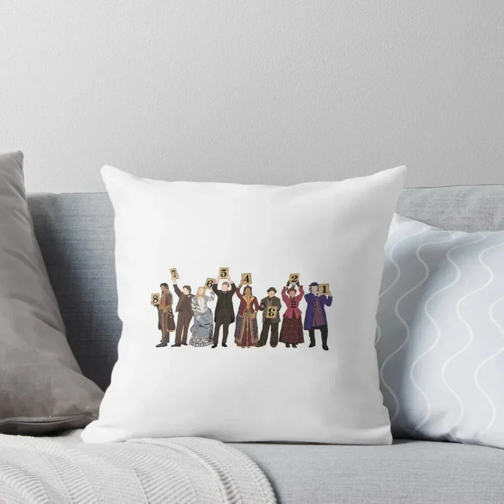 

The Mystery of Edwin Drood - Suspects Throw Pillow Pillow Cases Decorative luxury decor pillow