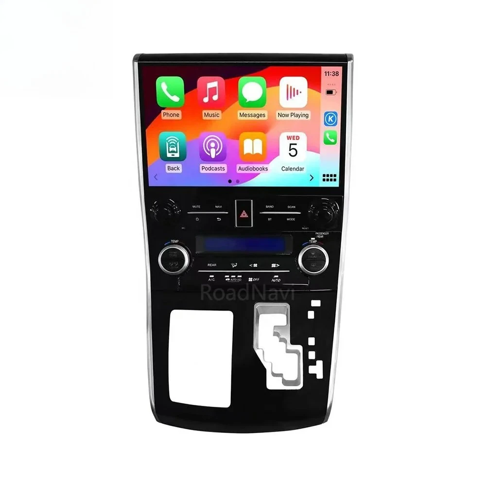 

11.5'' Автомобильный мультимедийный плеер RoadNavi для Alphard A20 2010-2013 с Android Auto, CarPlay, разделением экрана, встроенным GPS, 4G, 360-градусной камерой