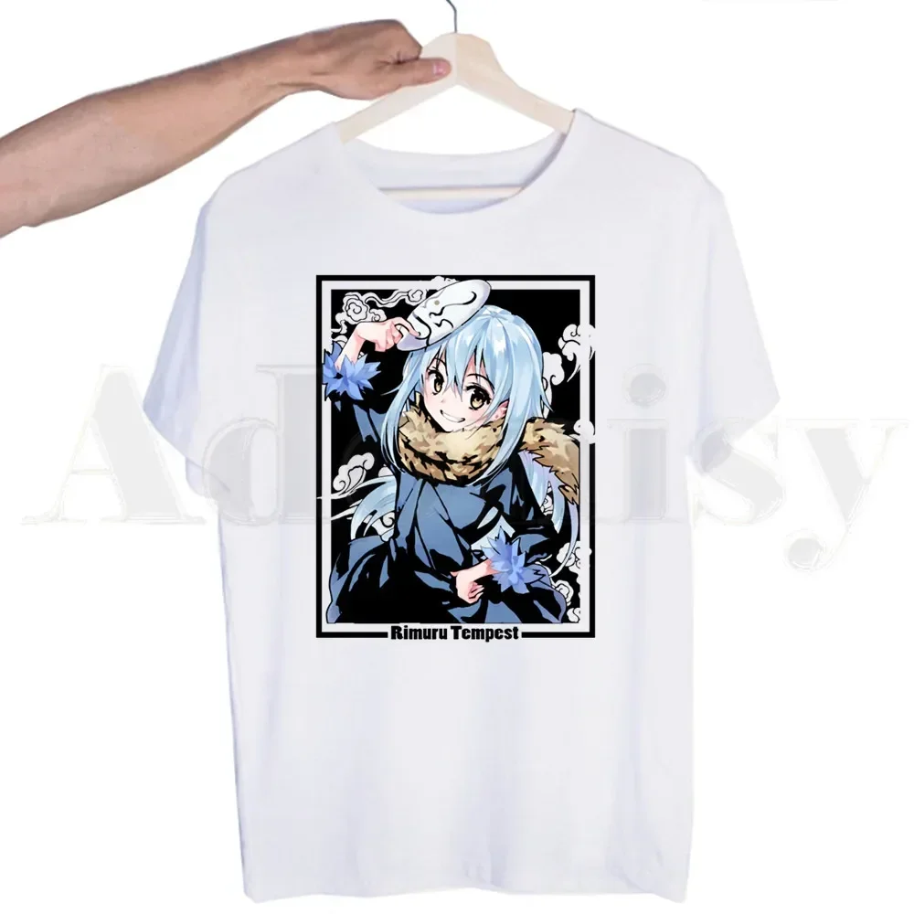 Rimuru Tempest That Time I Got Reincarnated As A Slime T-shirt for Men Short Sleeve T Shirt for Male White T Shirt Women Tees