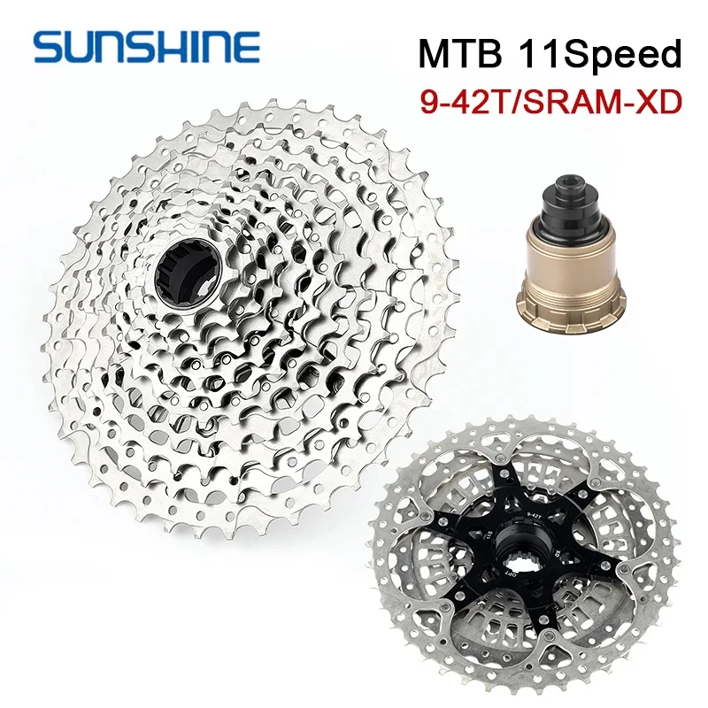 SUNSHINE XD Cassette Colorful Flywheel MTB 11/12 Speed K7 Mountain Bike Flywheel 9-42T 10-50T 10-52T For SRAM GX EAGLE