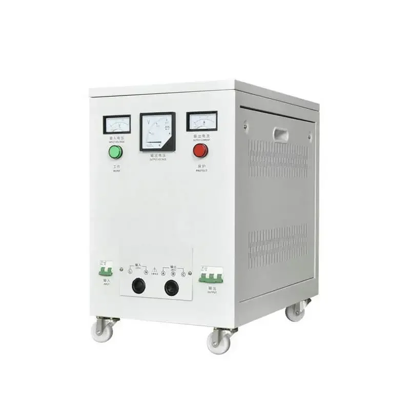 

3 Phase Inductive Voltage Regulator 60kvA Customized Power Voltage Stabilizer