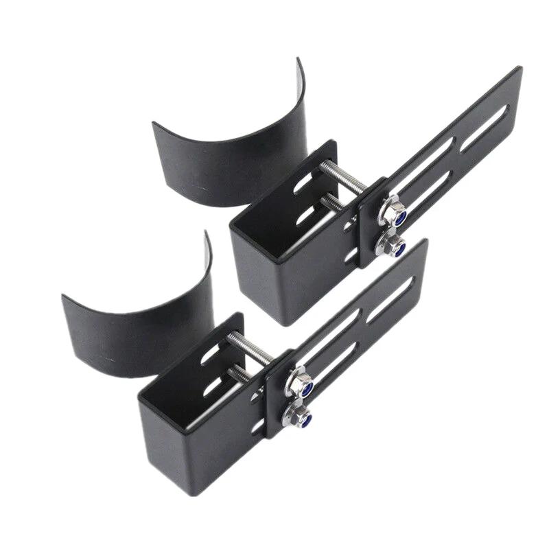 

2Pcs Car Roof Rack LED Work Light Bracket Holder Bumper Mounting