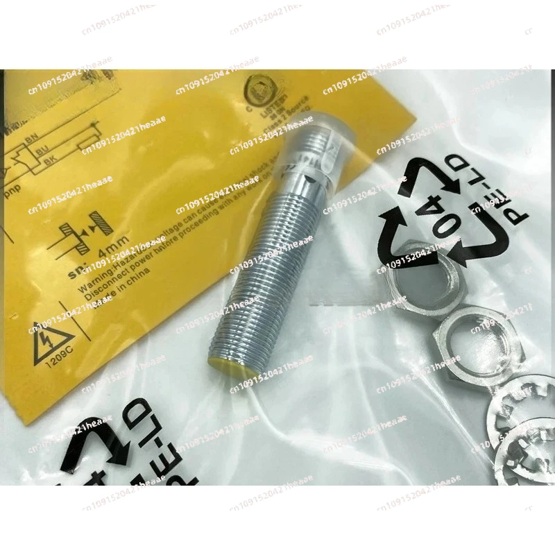 Suitable for ，Three Wire  Normally Closed Sensor，2pcs  Inductive Proximity Switch BI4U-M12-RP6X-H1141 ,