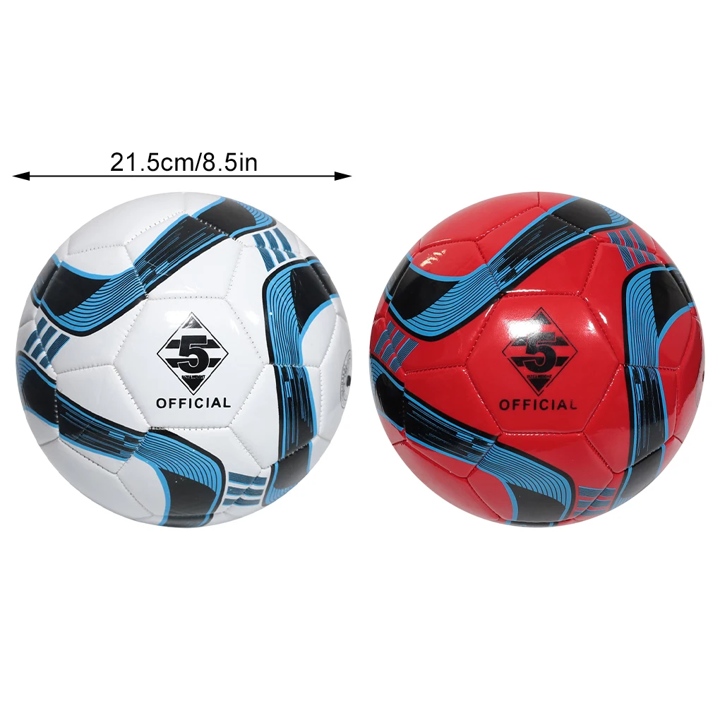 Palloni da calcio 2025 Formato professionale 5 PVC morbido di alta qualità Senza cuciture Sport all'aria aperta Lega di allenamento di calcio Partita futbol