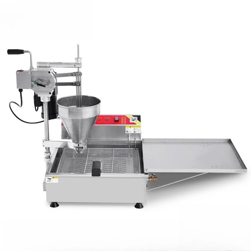 

Automatic cutting and frying donut machine, spherical automatic oil fryer equipment