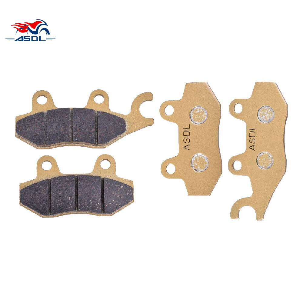 250CC Motorcycle Front Rear Brake Pads Disc Tablets For KAWASAKI EX250K EX250 Ninja 250R Floating disc option 2008-2012 EX 250