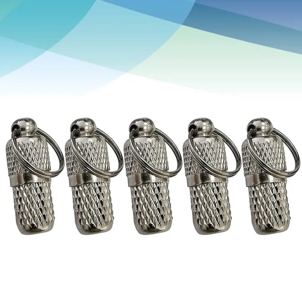 5Pcs Pet Identity Storage Pendant Collar Hanging Anti-Lost Tube Lightweight Premium Material Address Keeper Pet Supplies