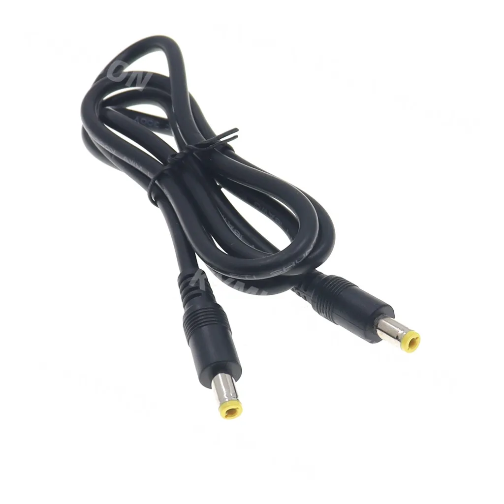 DC Power Plug 5.5 x 2.5mm Male To 5.5 x 2.5mm Male CCTV Adapter Connector Cable DC12V 18AWG Power Extension Cords 0.5m/1.5m/3m