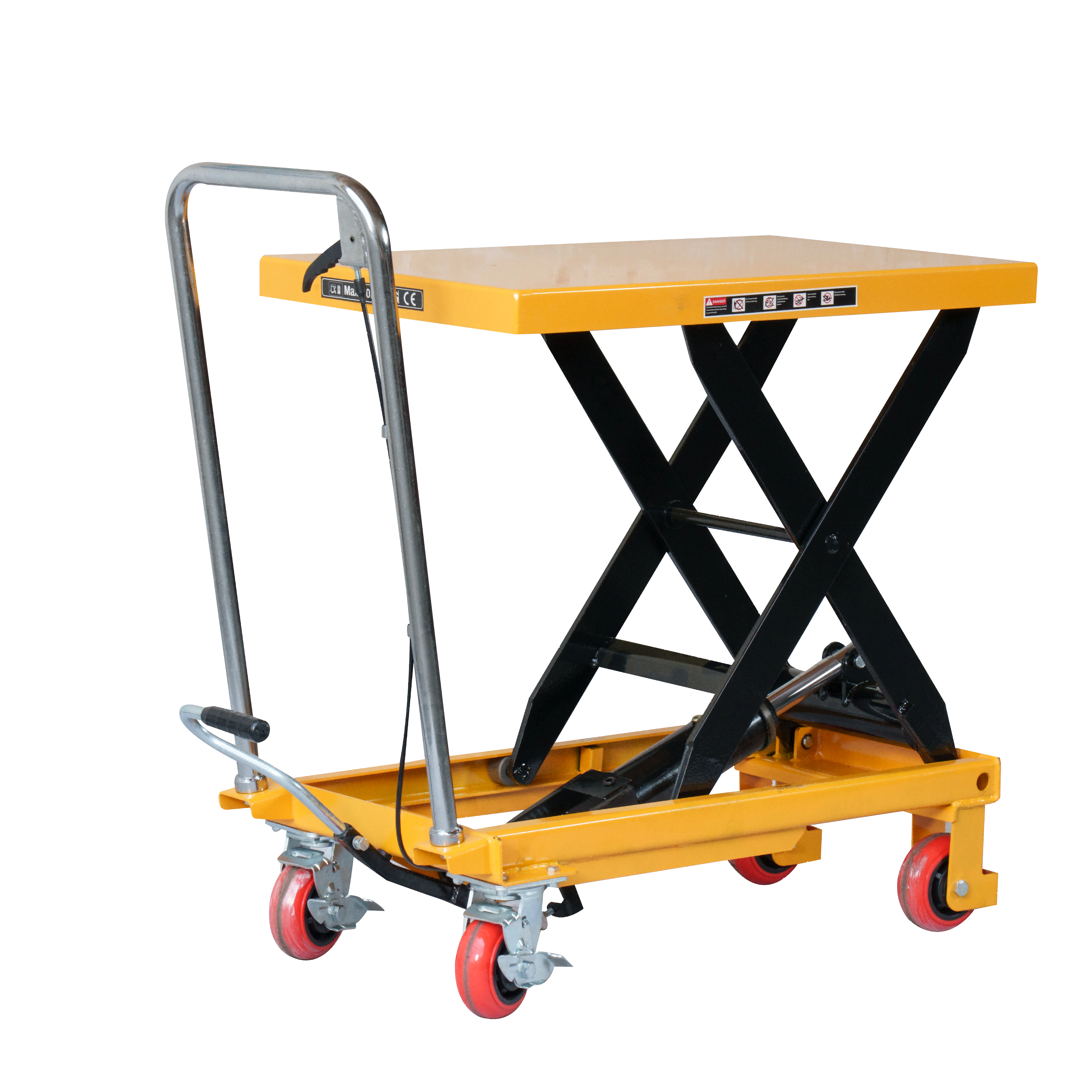 PT150A Hydraulic Scissor Lift Platform 300kg Loading Capacity and 1500mm Lifting Height Small Hydraulic Lift Tables