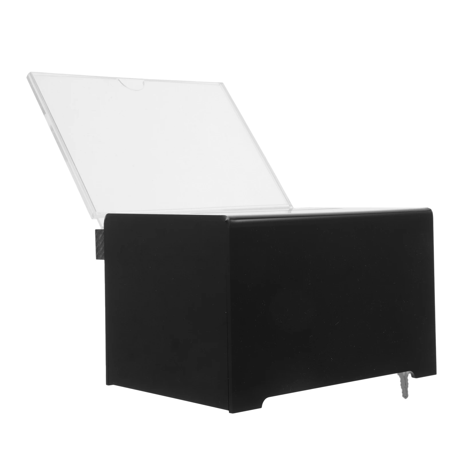 

Acrylic Lockable Voting Box Donation Fundraising Suggestion Money Storage Public Ballot Collection Container Secure Slot Design