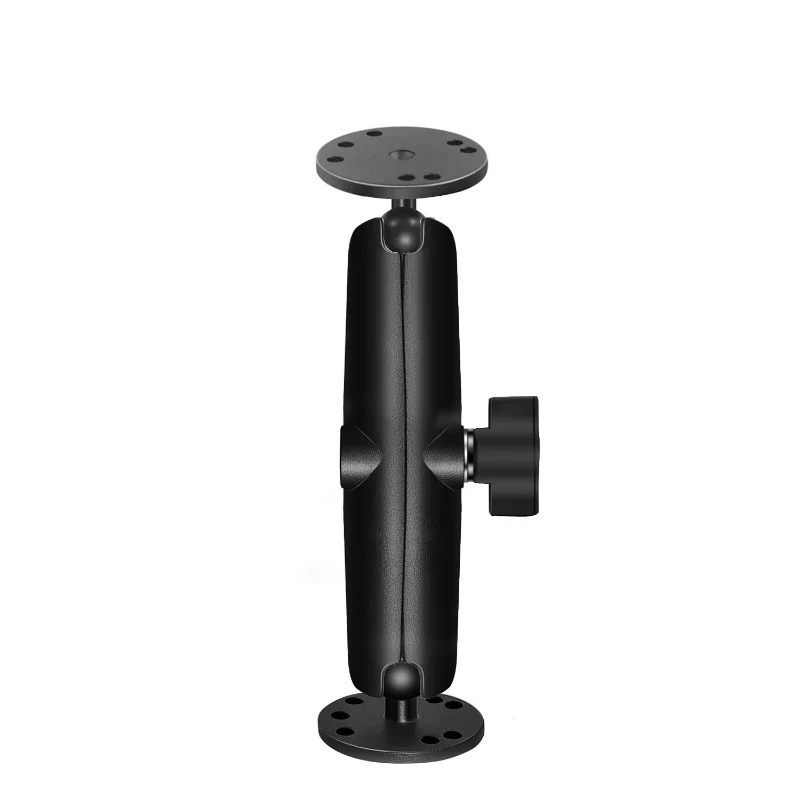 1 inch Ball Head Combo Mounting Holder Double Socket Arm Round Base for GoPro insta360 x3 Garmin for TomTom GPS Photo Equipment