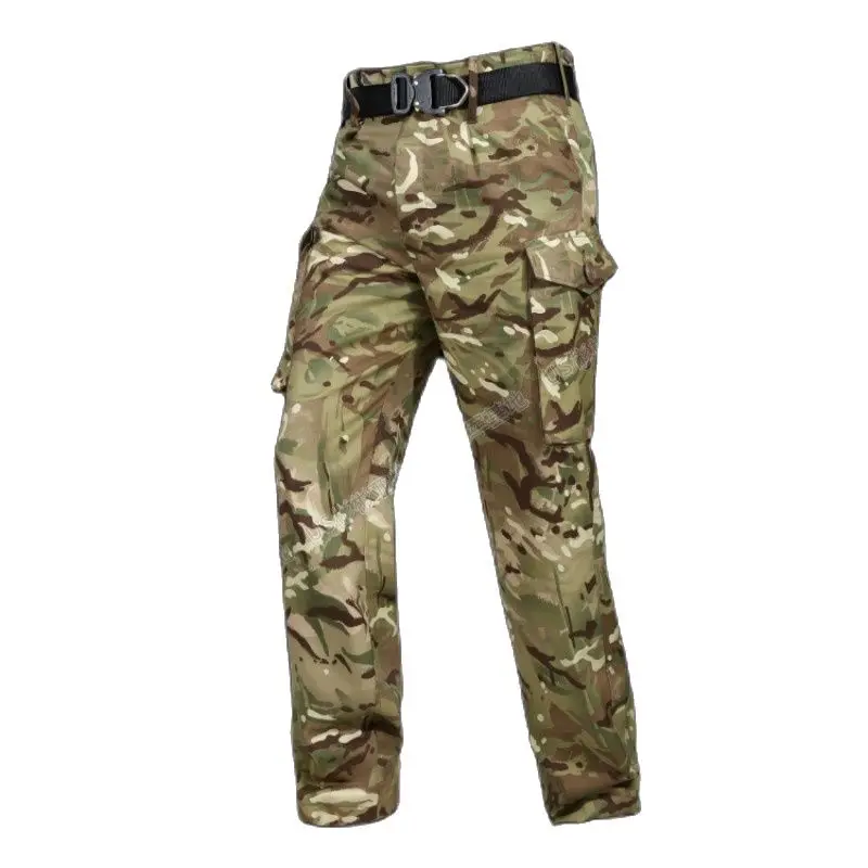 Lightweight Multicam Combat Pants for Outdoor, Breathable and Quick Drying, British S95, Mtp Camo