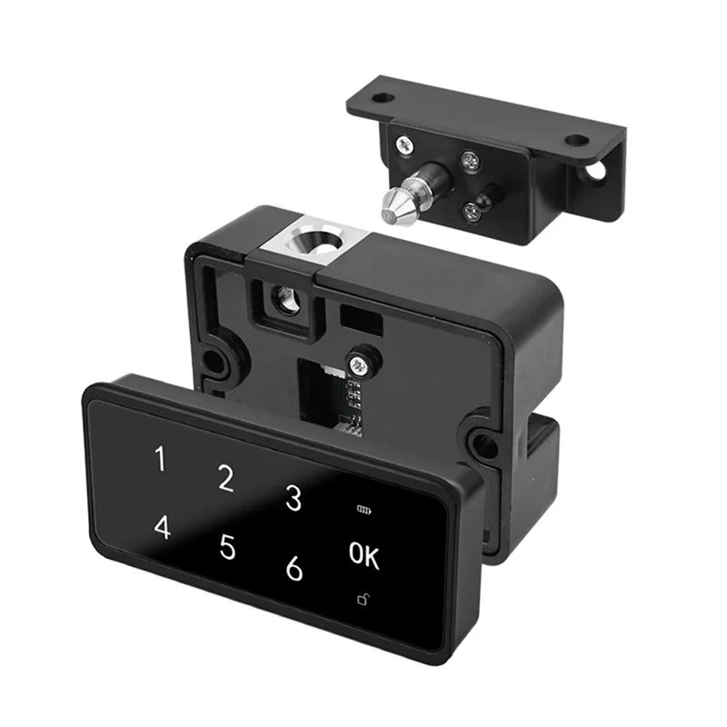 LXYB18B Cerradura de cajón de inducción electrónica inteligente, cerradura de puerta de gabinete, cerradura de huella digital, cerradura de gabinete con contraseña