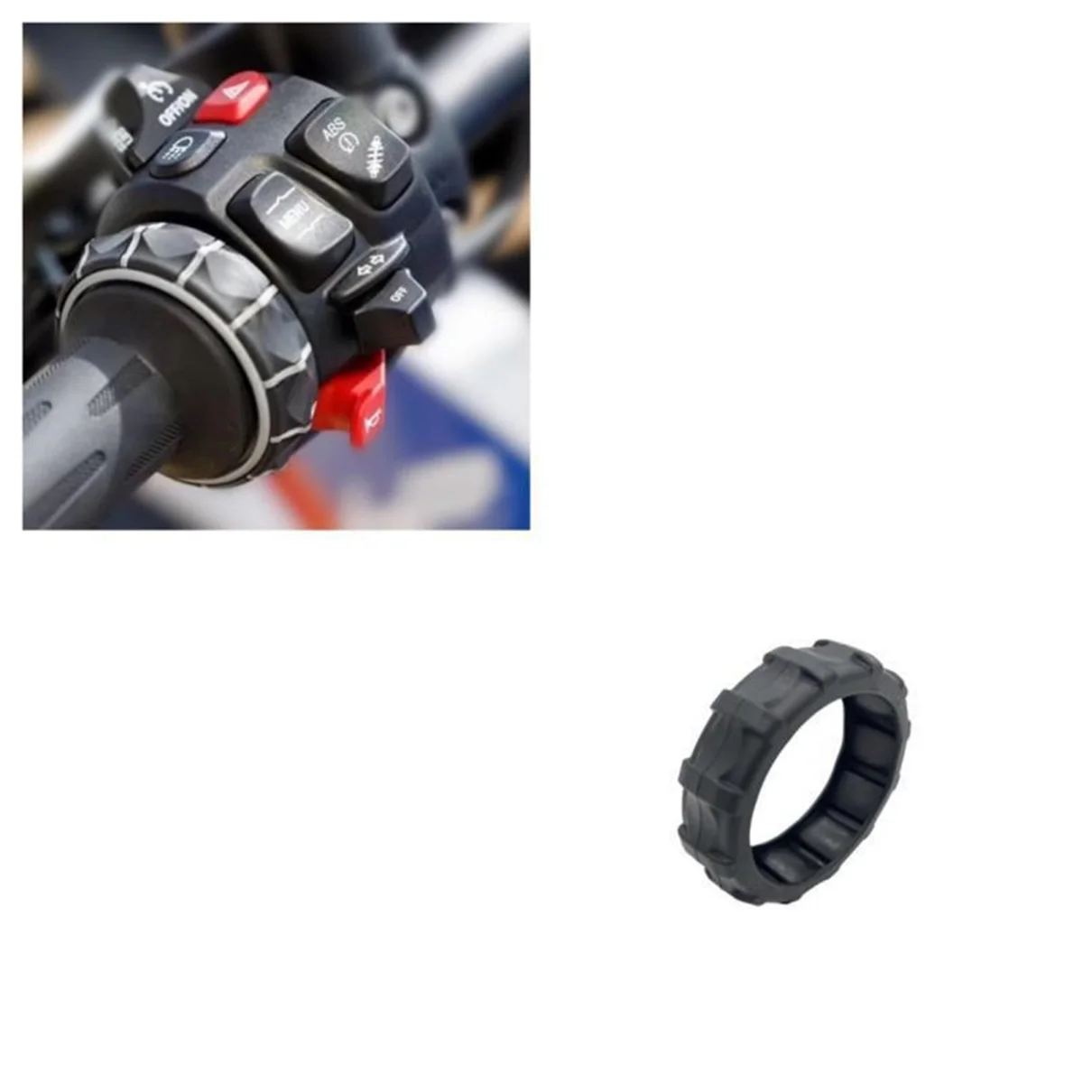 ABKB 멀티 컨트롤러 보호기 R1200GS R1250GS R1300GS S1000R F850GS LC ADV Adventure F900 용 고무 핸들 커버