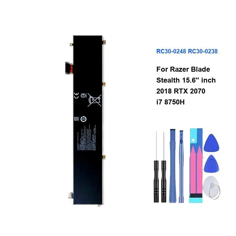 

Аккумулятор для ноутбука RC30-0248 RC30-0238 5209 мАч для Razer Blade Stealth 15,6 2018 Rtx 2070 I7 8750H