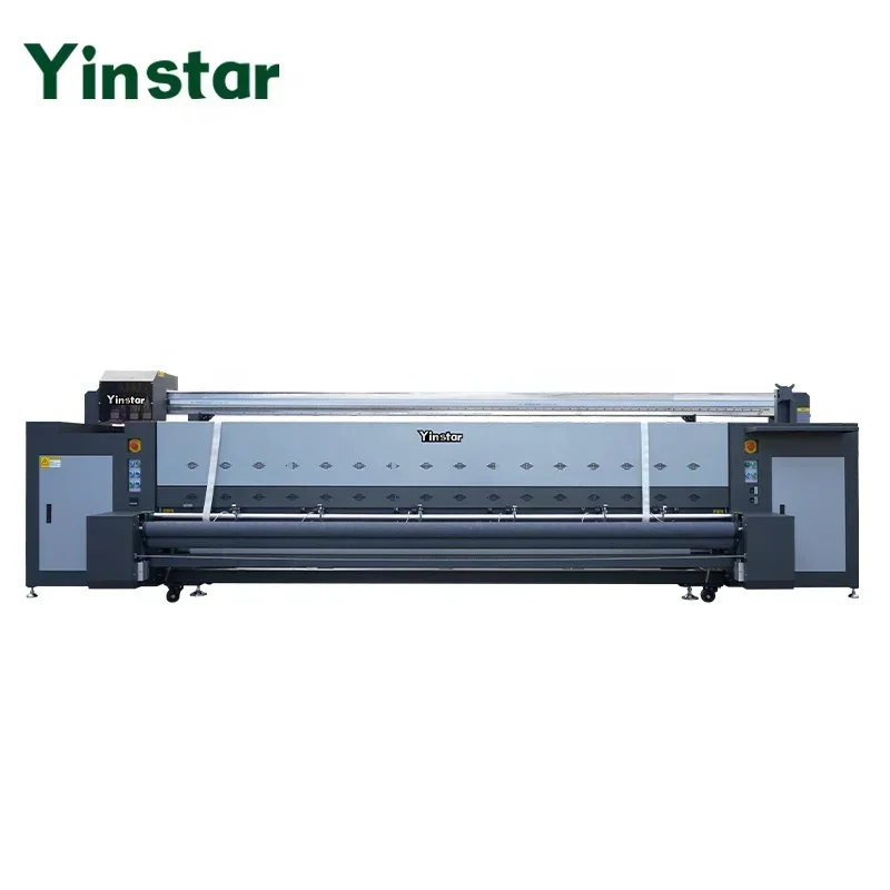 Yinstar 3.2m Large Format flag printer sublimation  direct to textile printing machine professional Digital Banner