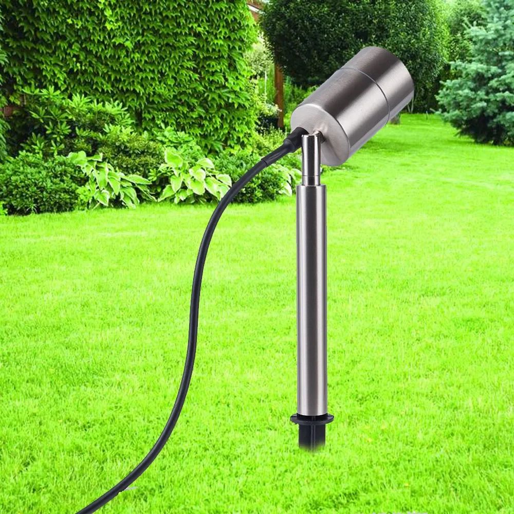 Imagem -03 - Led Lawn Lamps Iluminação Exterior Landscape Spike Lamp Iluminação para Pathway Garden Light Lustre Aço Inoxidável